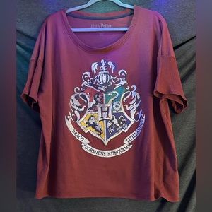 Harry Potter Hogwarts emblem sleep sweater Size XL